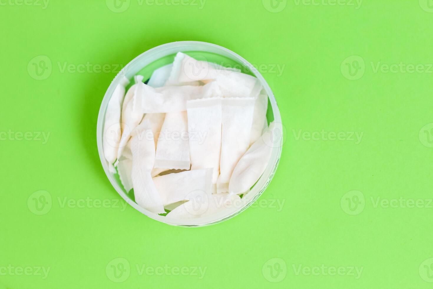 Nicotine pads snus, cigarette replacement, for gum. photo