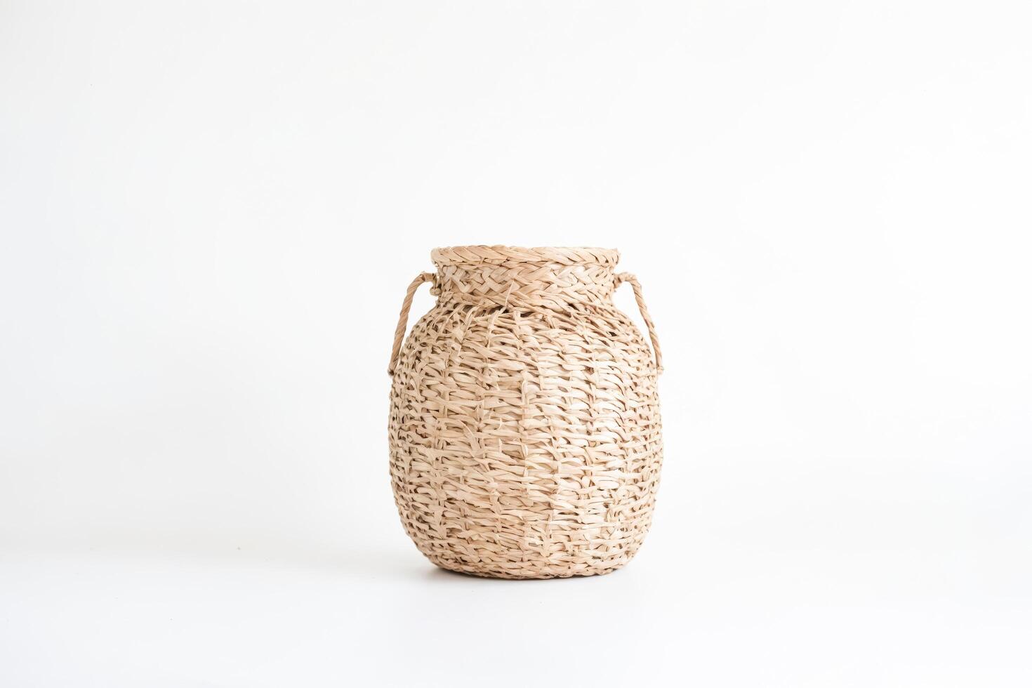 Woven Rattan Vase photo