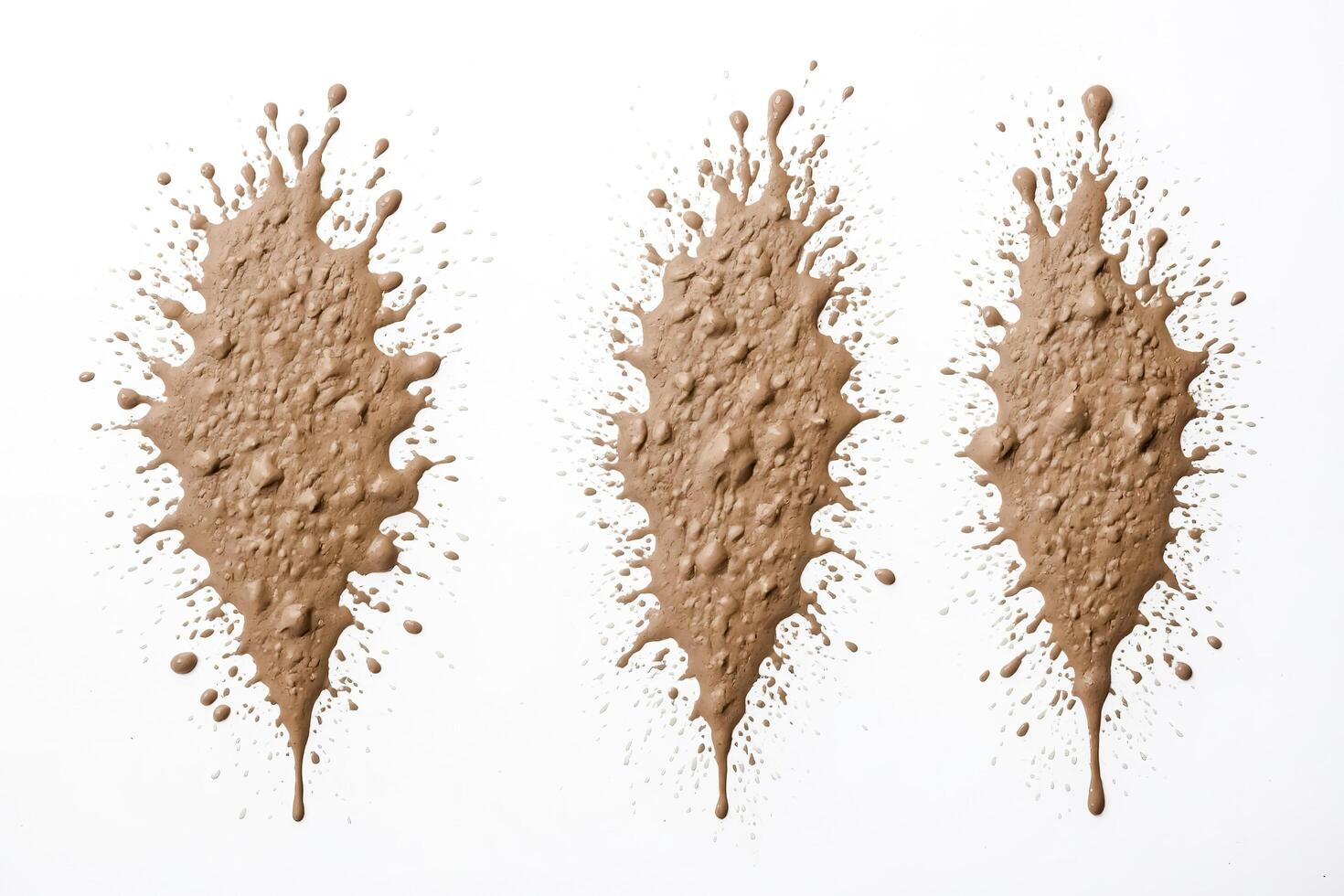 Three Mud Splats photo