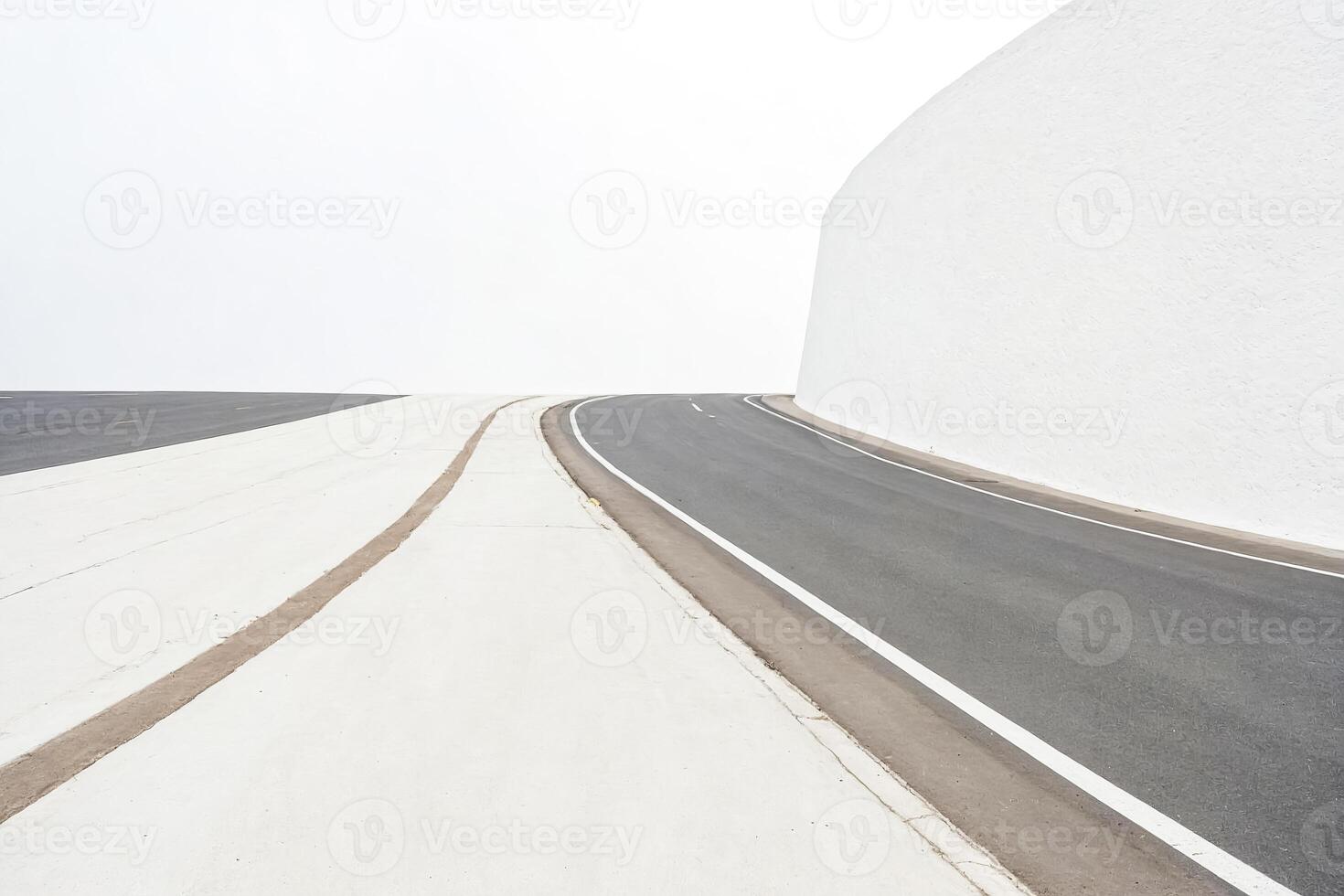White Wall and Asphalt Road photo