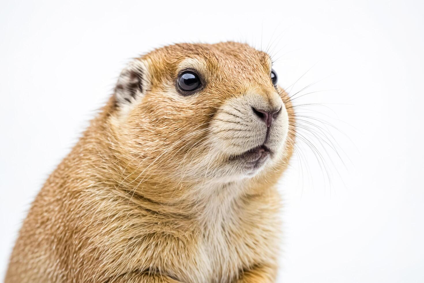 Close-up of a Curious Black-tailed Prairie Dog photo