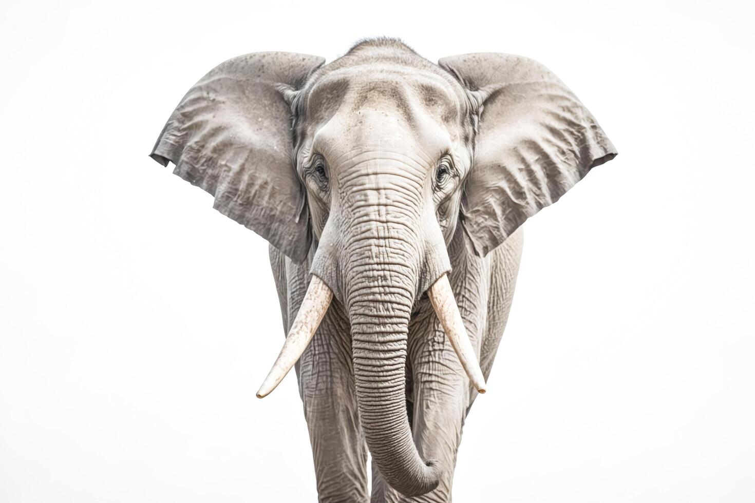 Close-up of an Elephant's Face photo