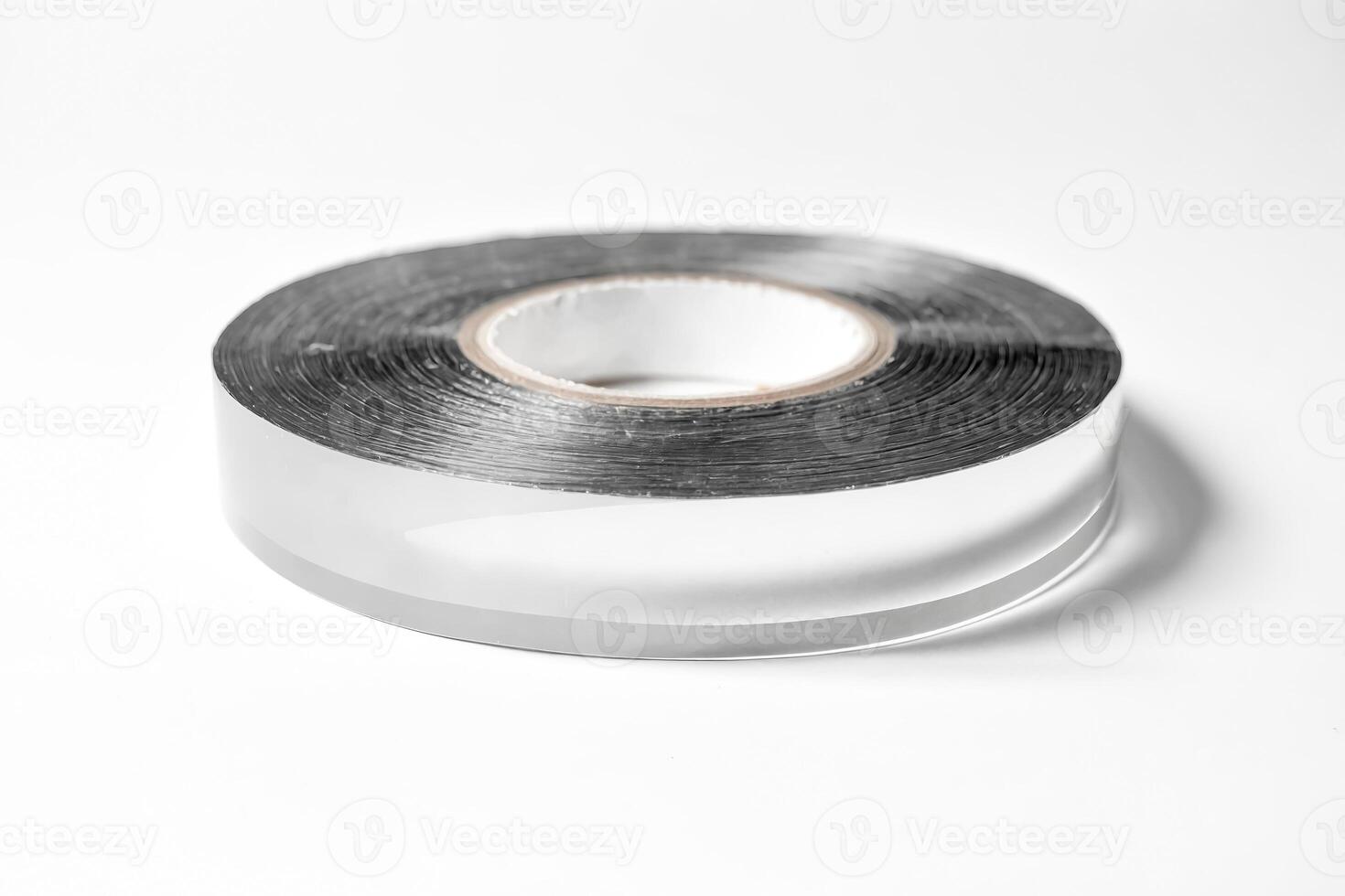 Close-up of a Roll of Black Duct Tape photo