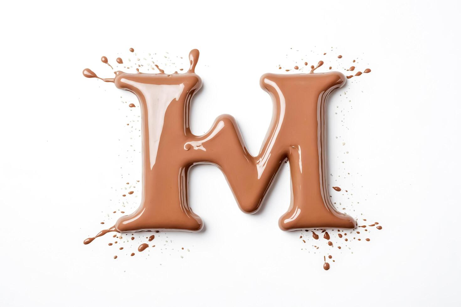 Chocolate Letter W photo
