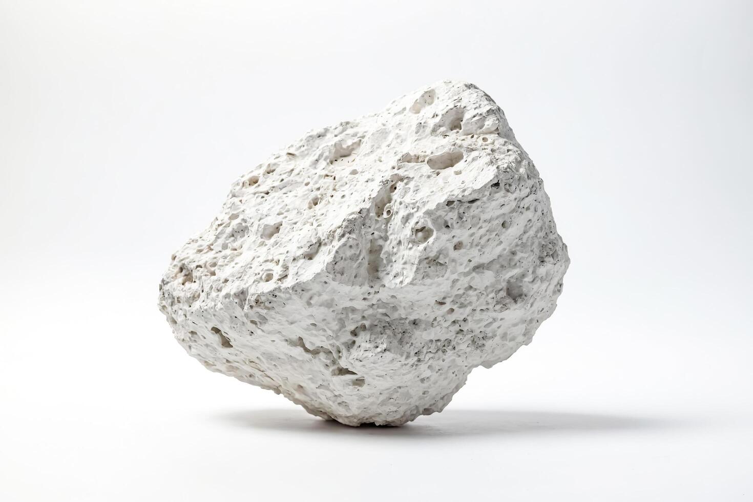 White Rock on White Background photo