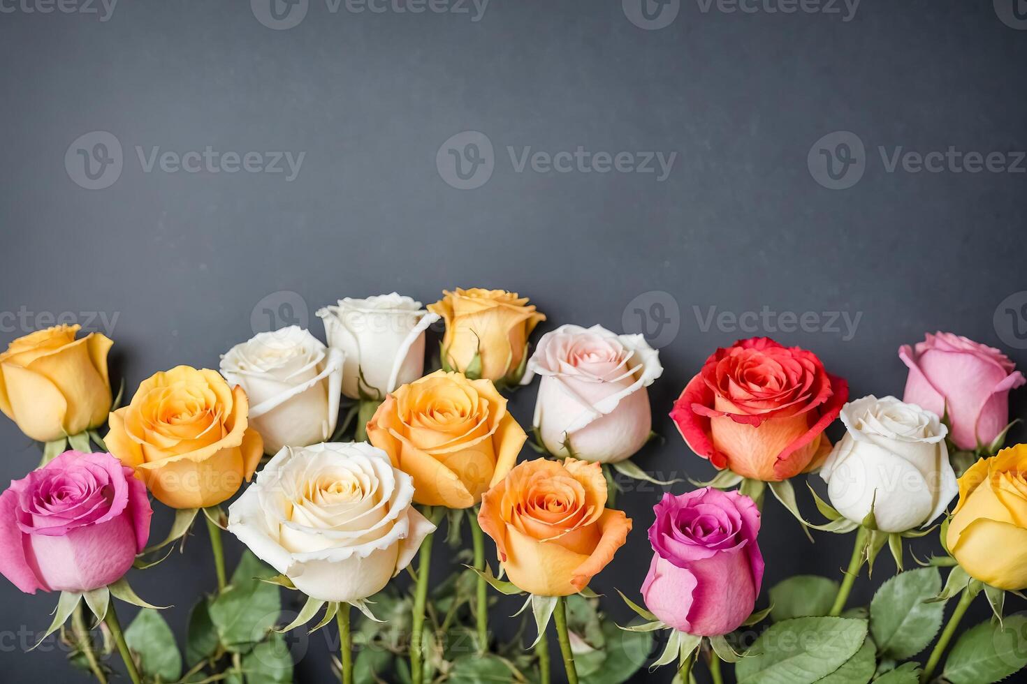 Colorful Rose Bouquet photo