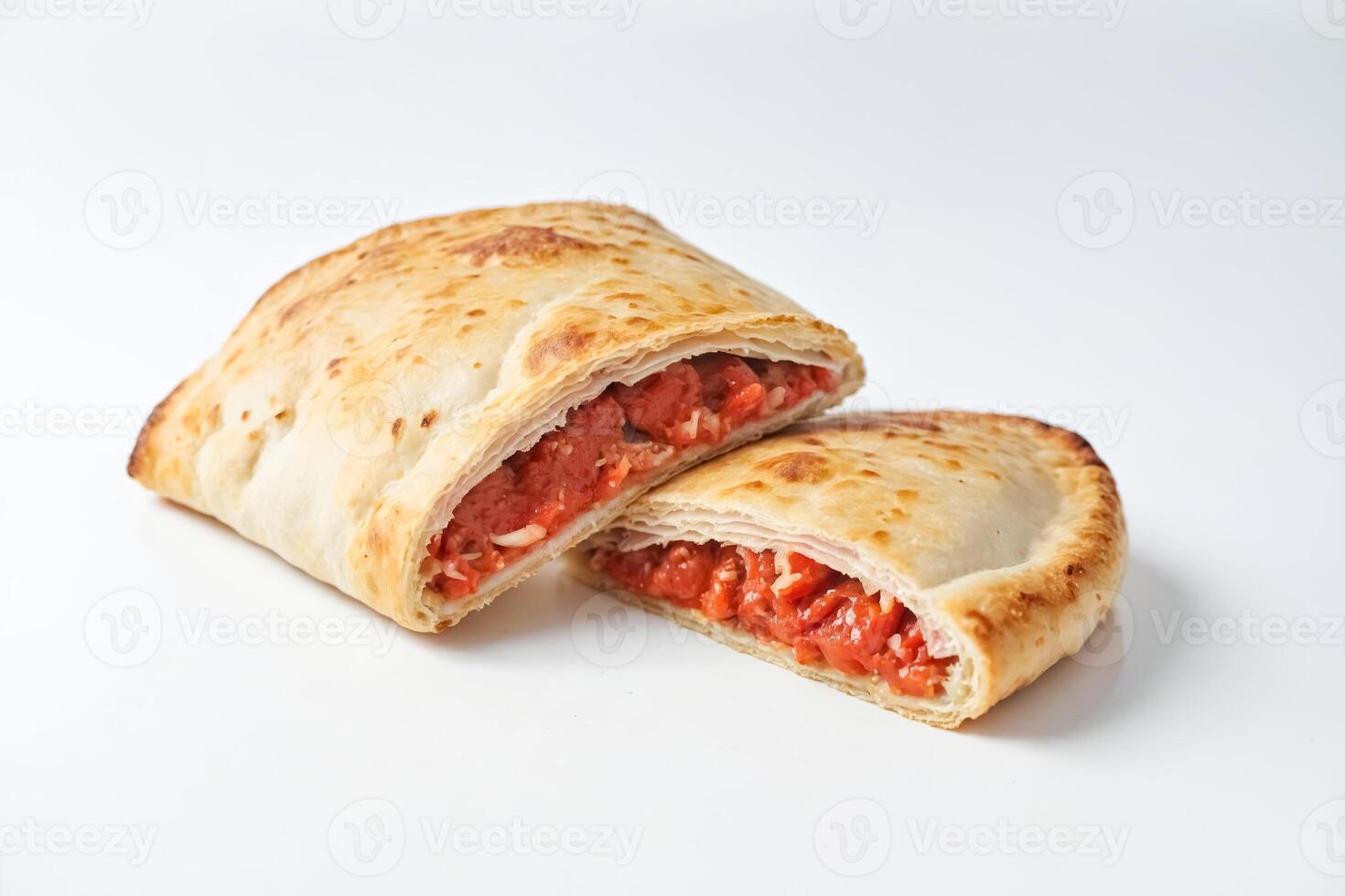 Stuffed Calzone with Rich Tomato Filling photo