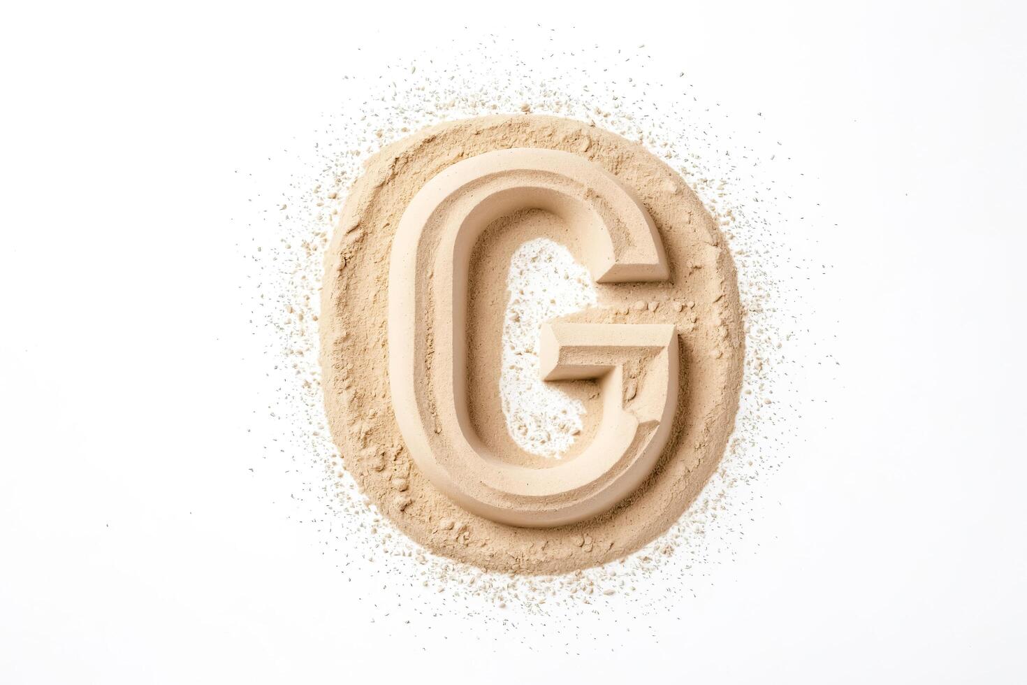 Sand Letter G photo