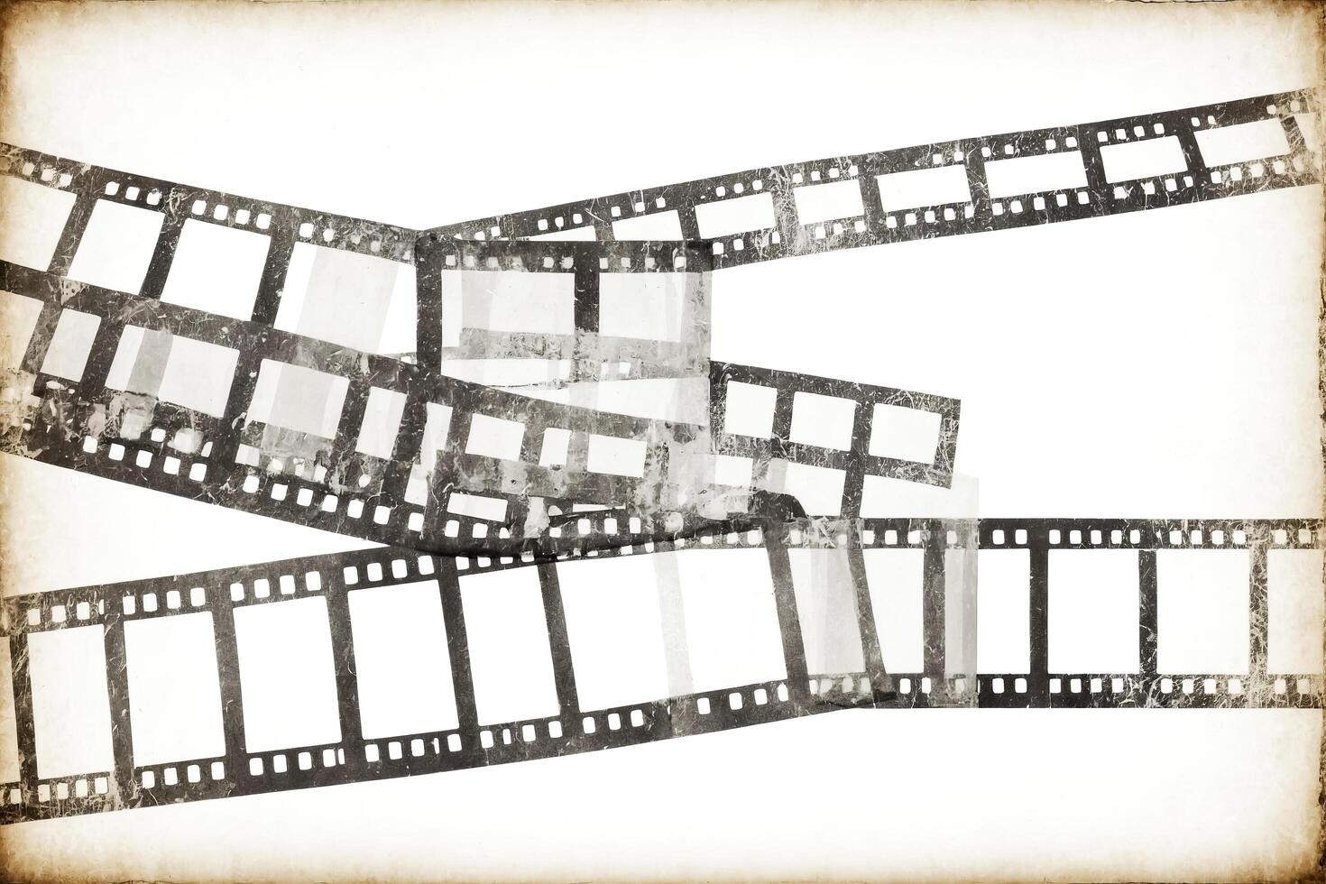 Old Filmstrip on Vintage Background photo