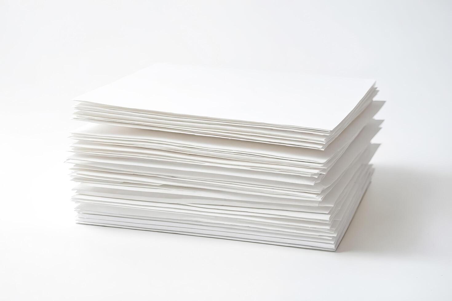 Stack of Blank Paper photo
