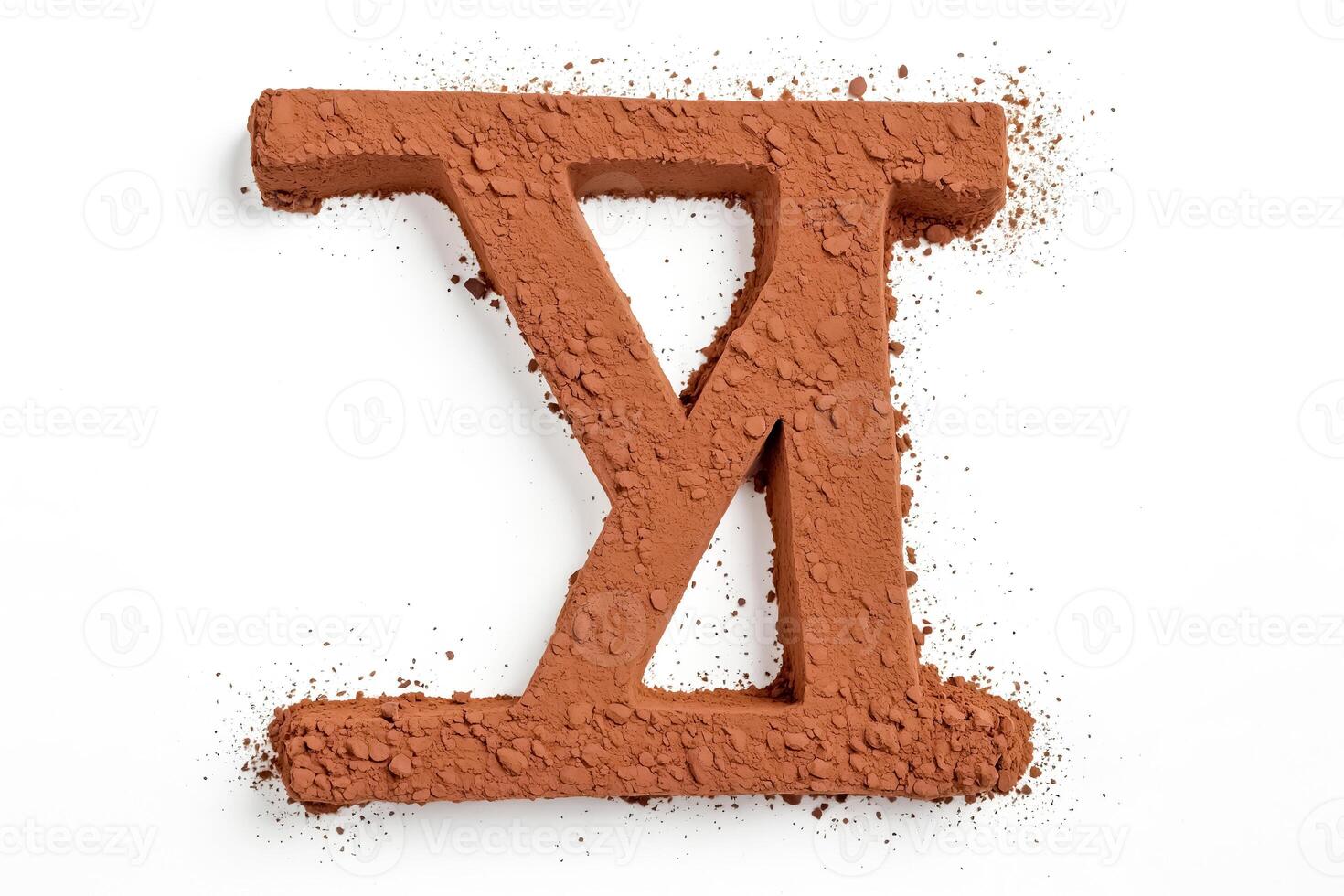 Cocoa Powder Letter K photo