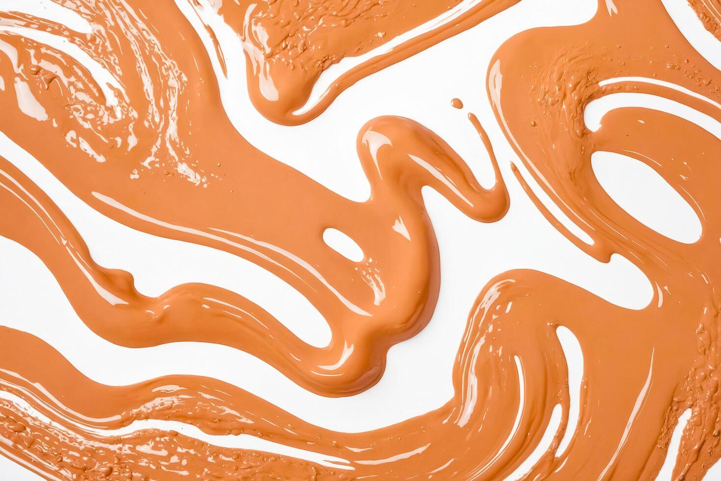 Abstract Swirls of Beige Makeup Foundation photo