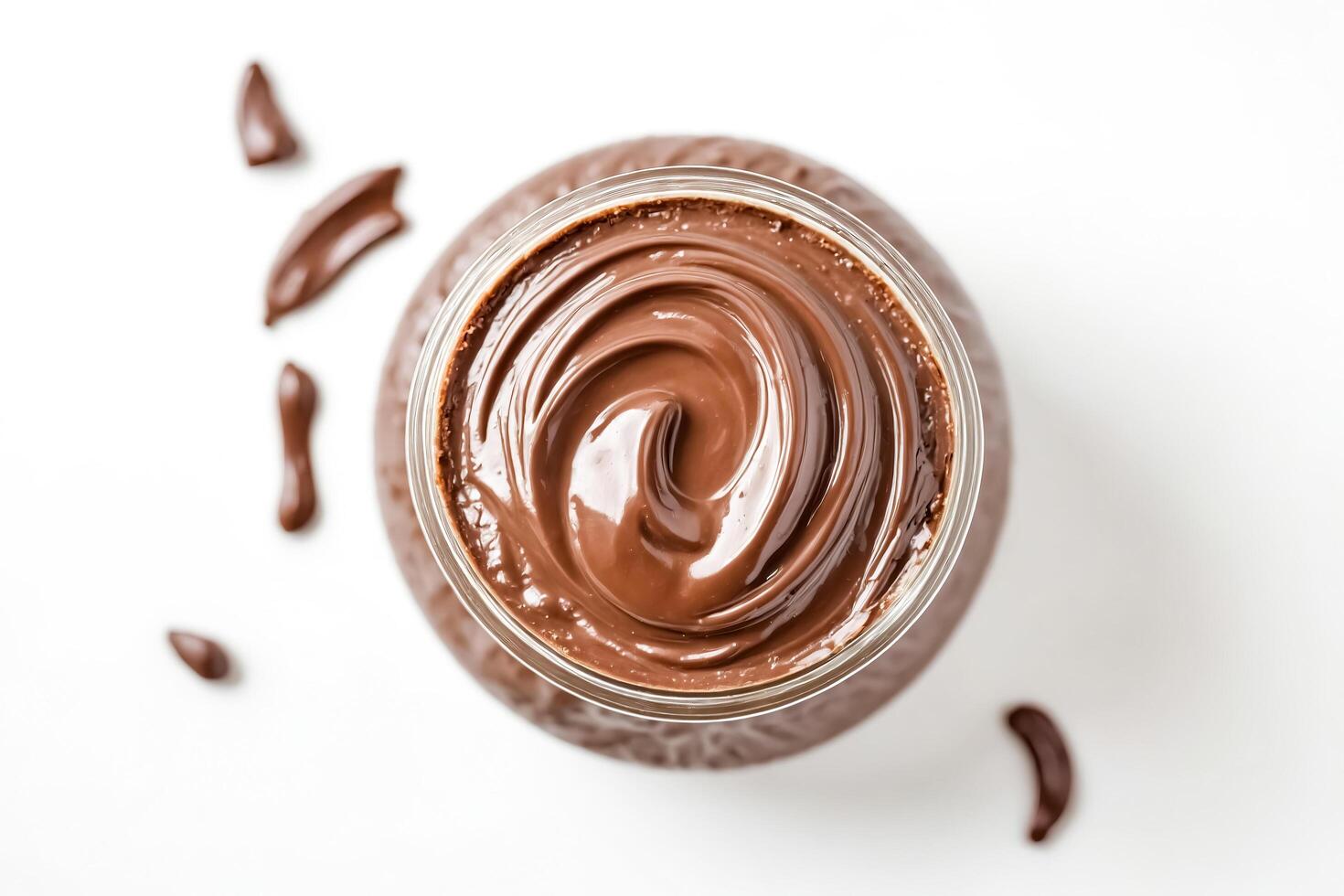 Chocolate Spread in Glass Jar photo