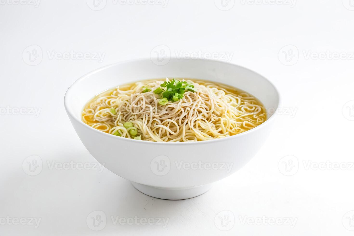 Bowl of noodles photo