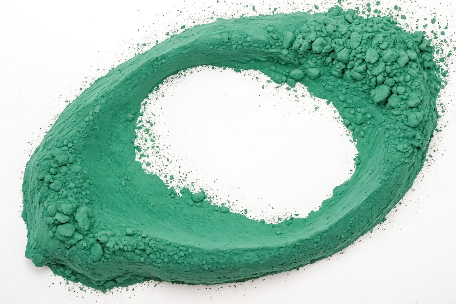 Green Powder Circle Frame photo