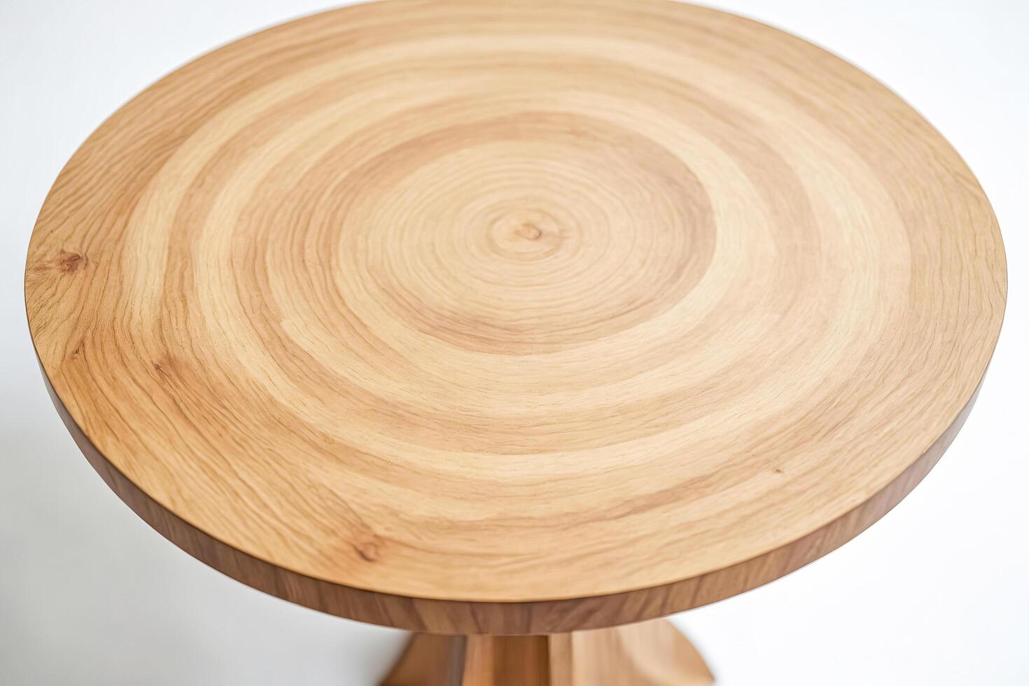 Closeup of Wooden Table Top with Grain Pattern photo