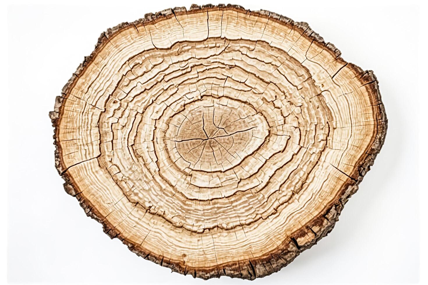 Cross Section of a Tree Trunk photo
