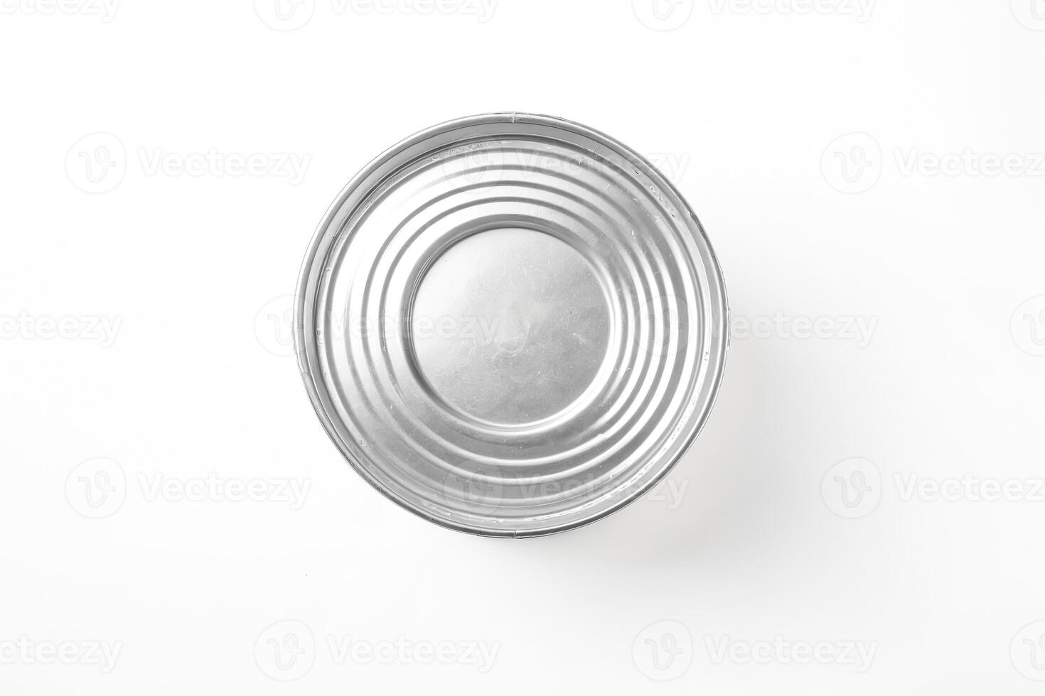 Top View of a Sealed Metal Can photo