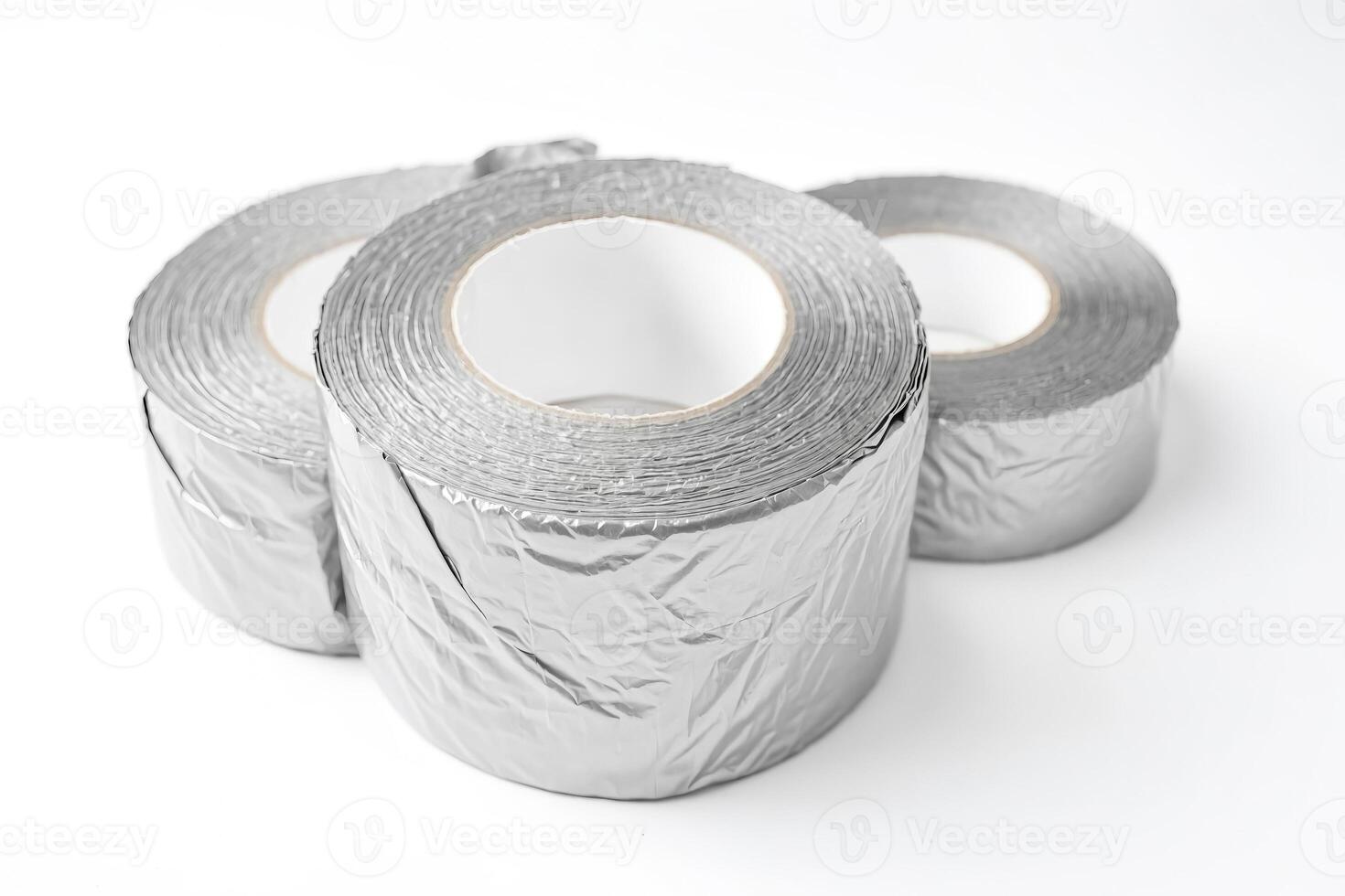 Rolls of Silver Duct Tape photo