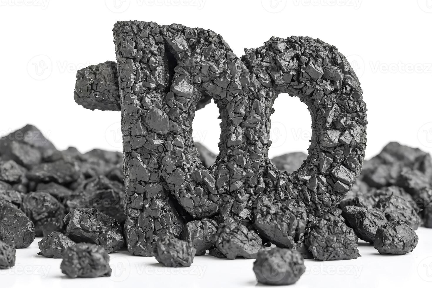 Coal Symbol of Turkish Lira photo