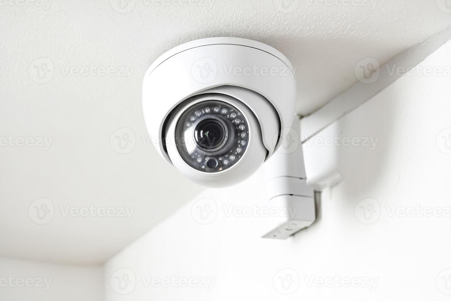 Security Camera Mounted on Ceiling photo