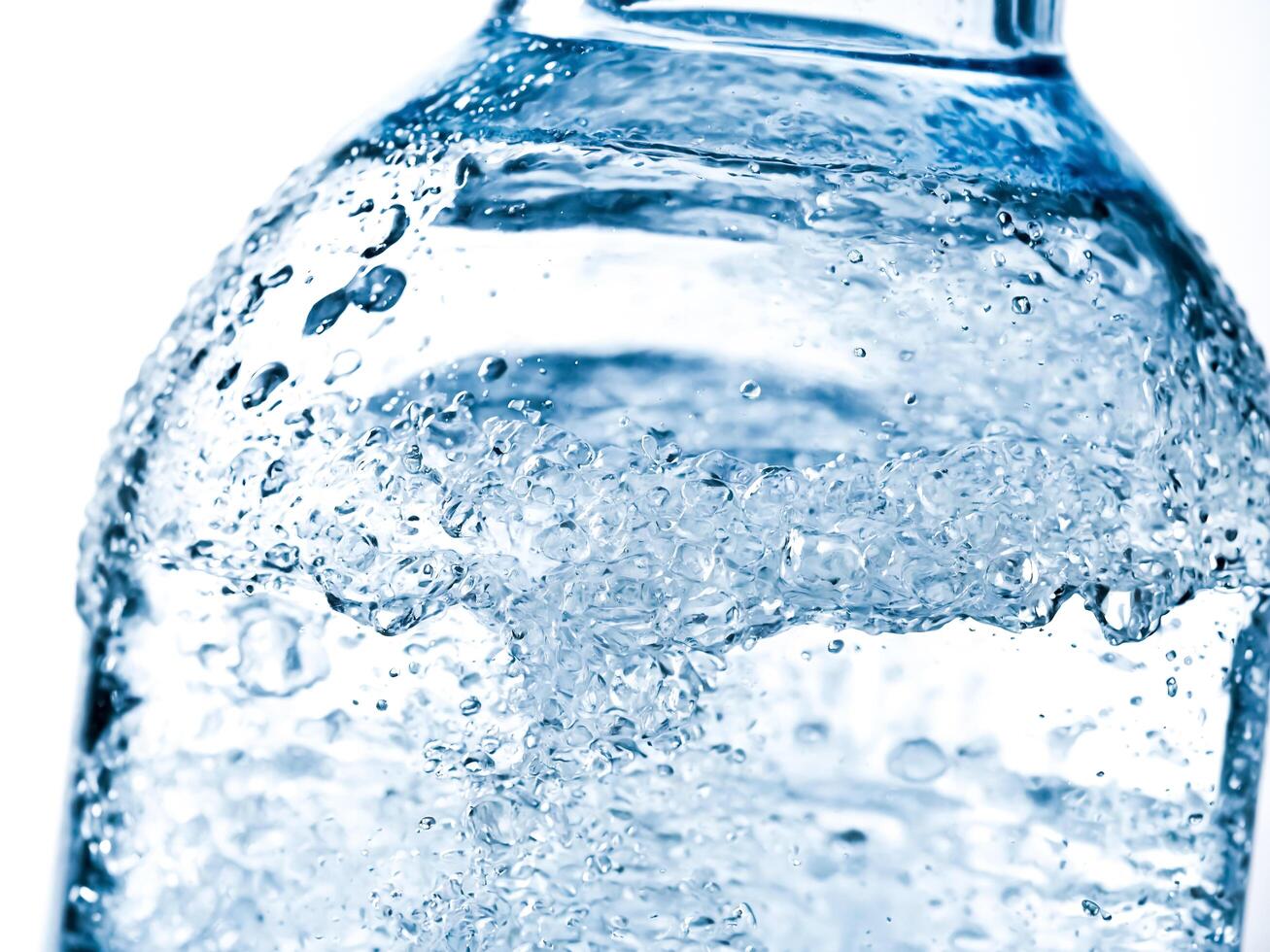 Closeup of Bubbles in Water photo