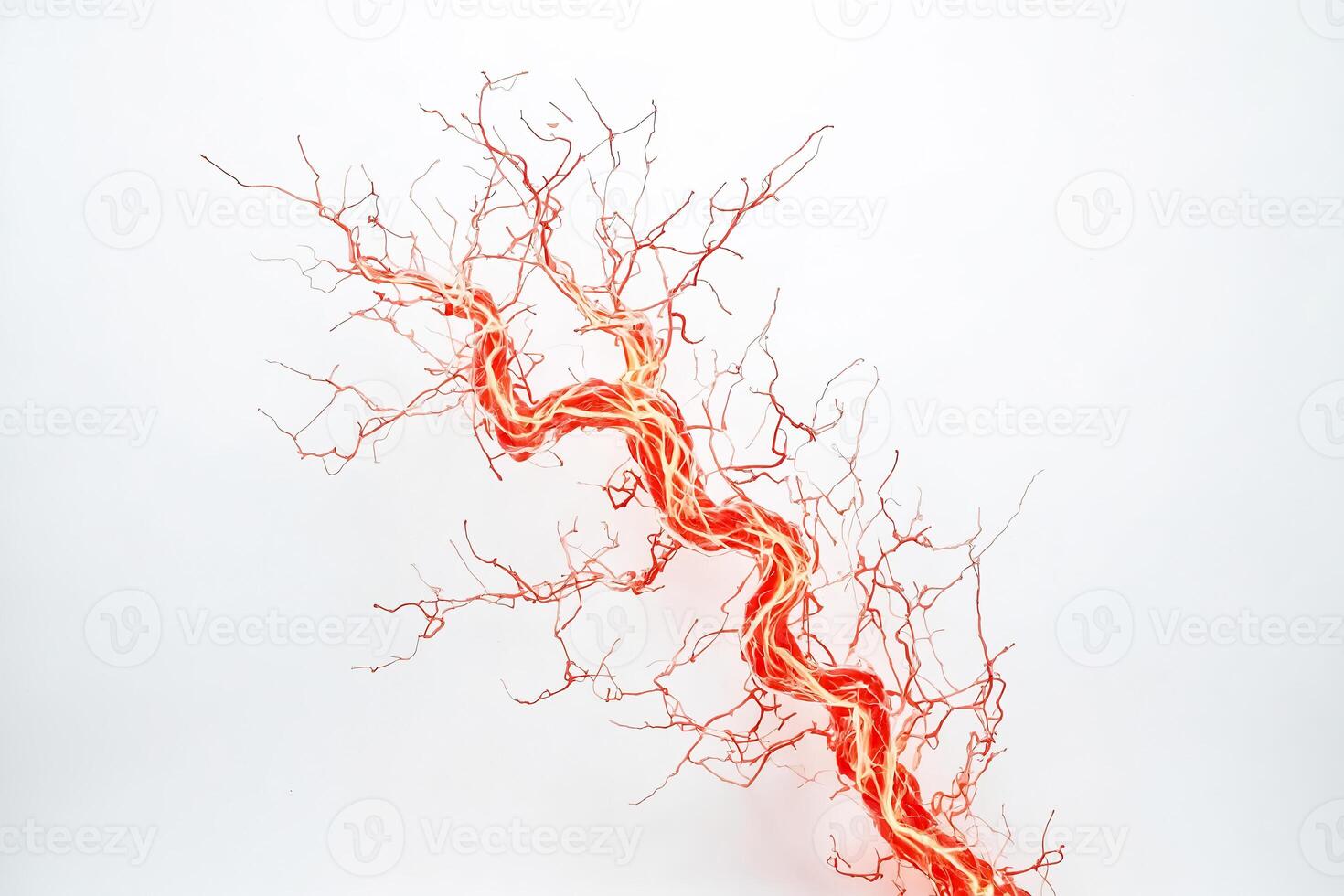 Abstract Red Branch photo