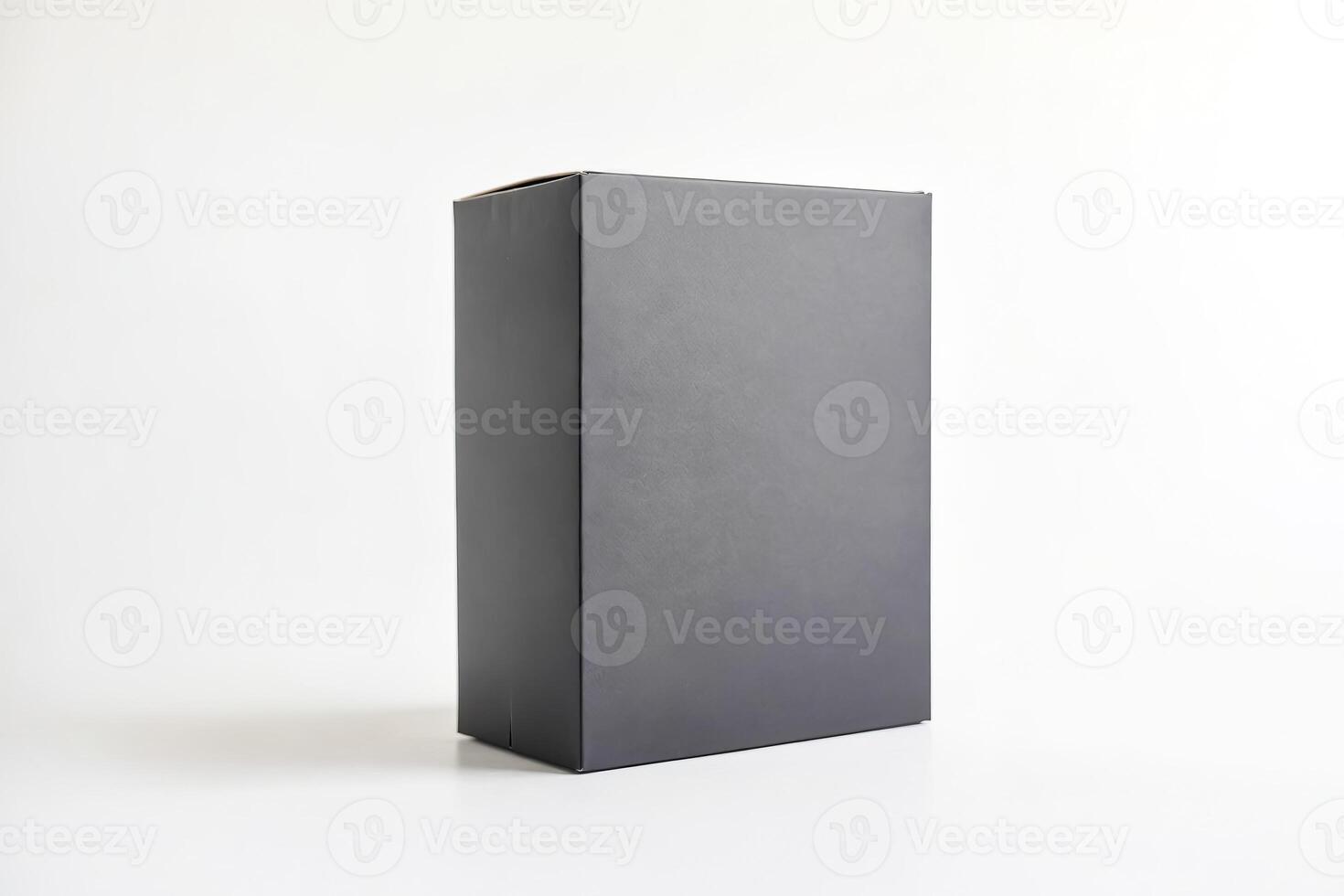 Black Box on White Background photo