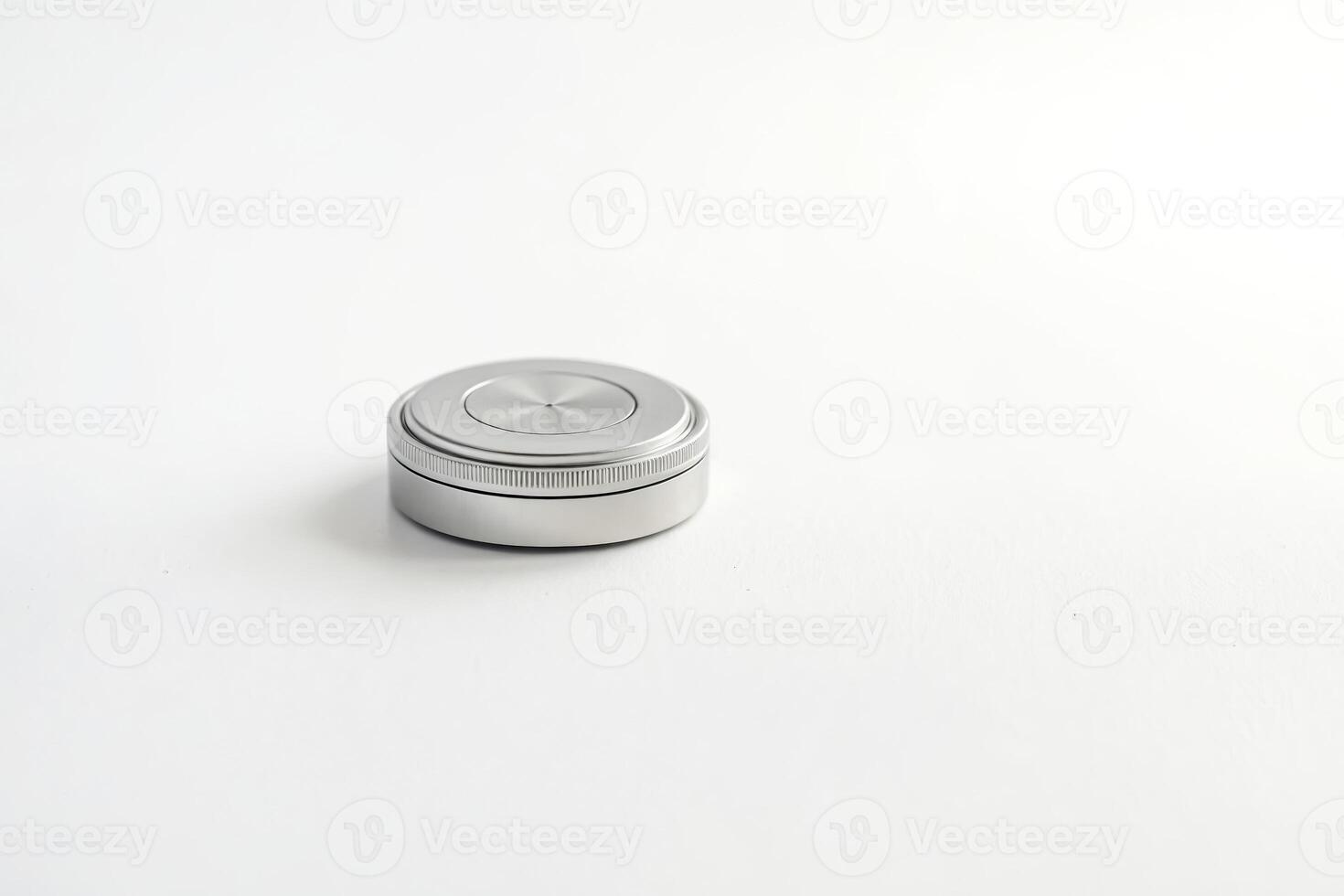 Metal Container with a Smooth Surface photo