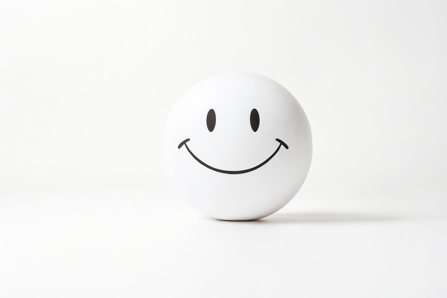 White Egg With Smiley Face photo