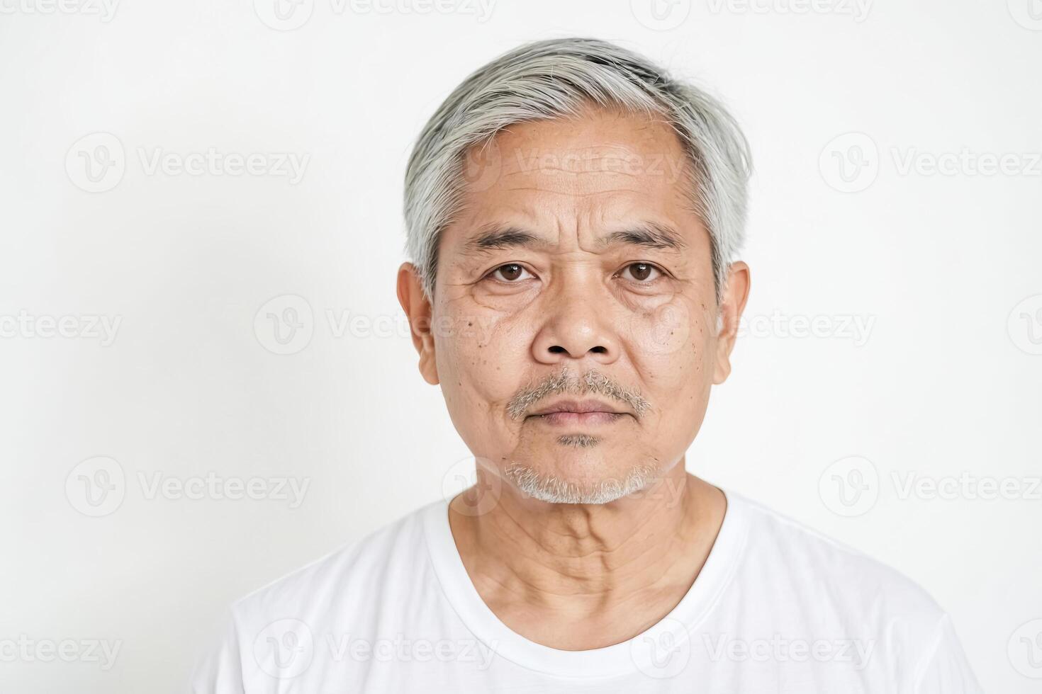 Portrait of a Serious Senior Man photo