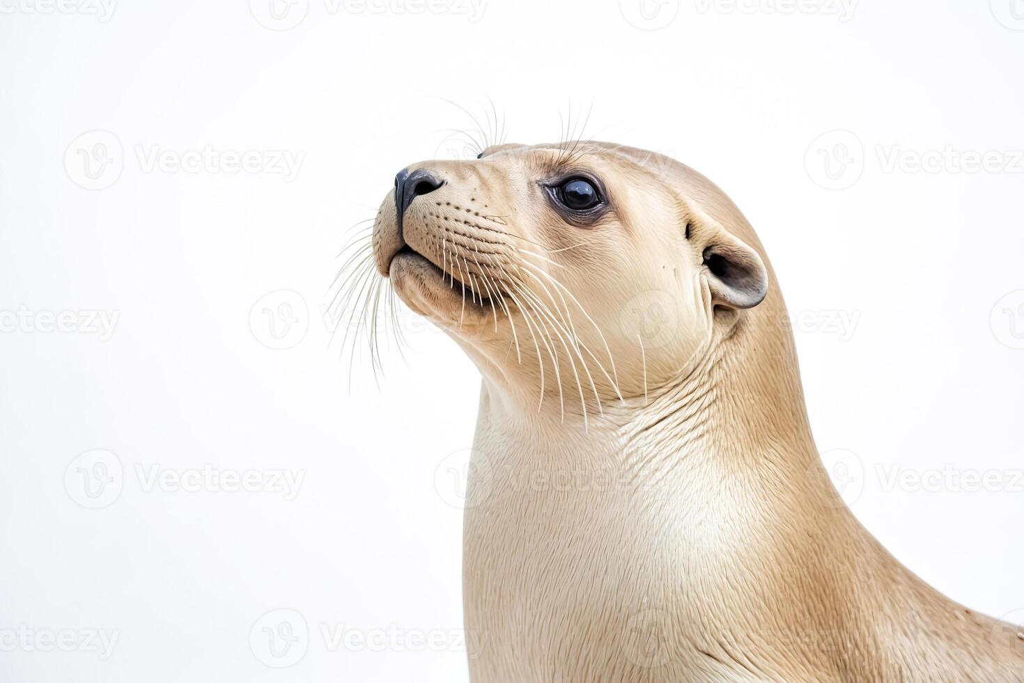 Closeup of a Sea Lion's Face photo
