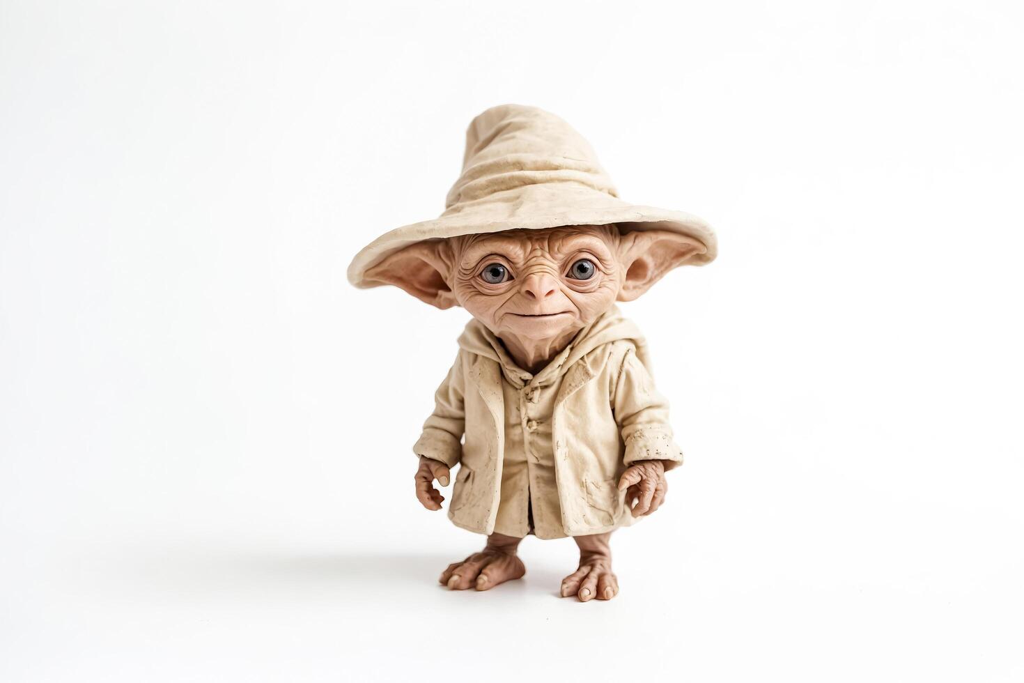 Fantasy Creature with Large Ears and Hat photo