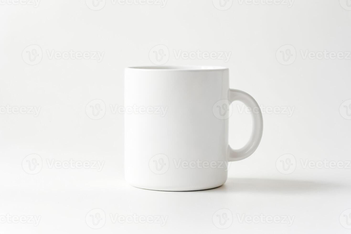 White Mug on White Background photo