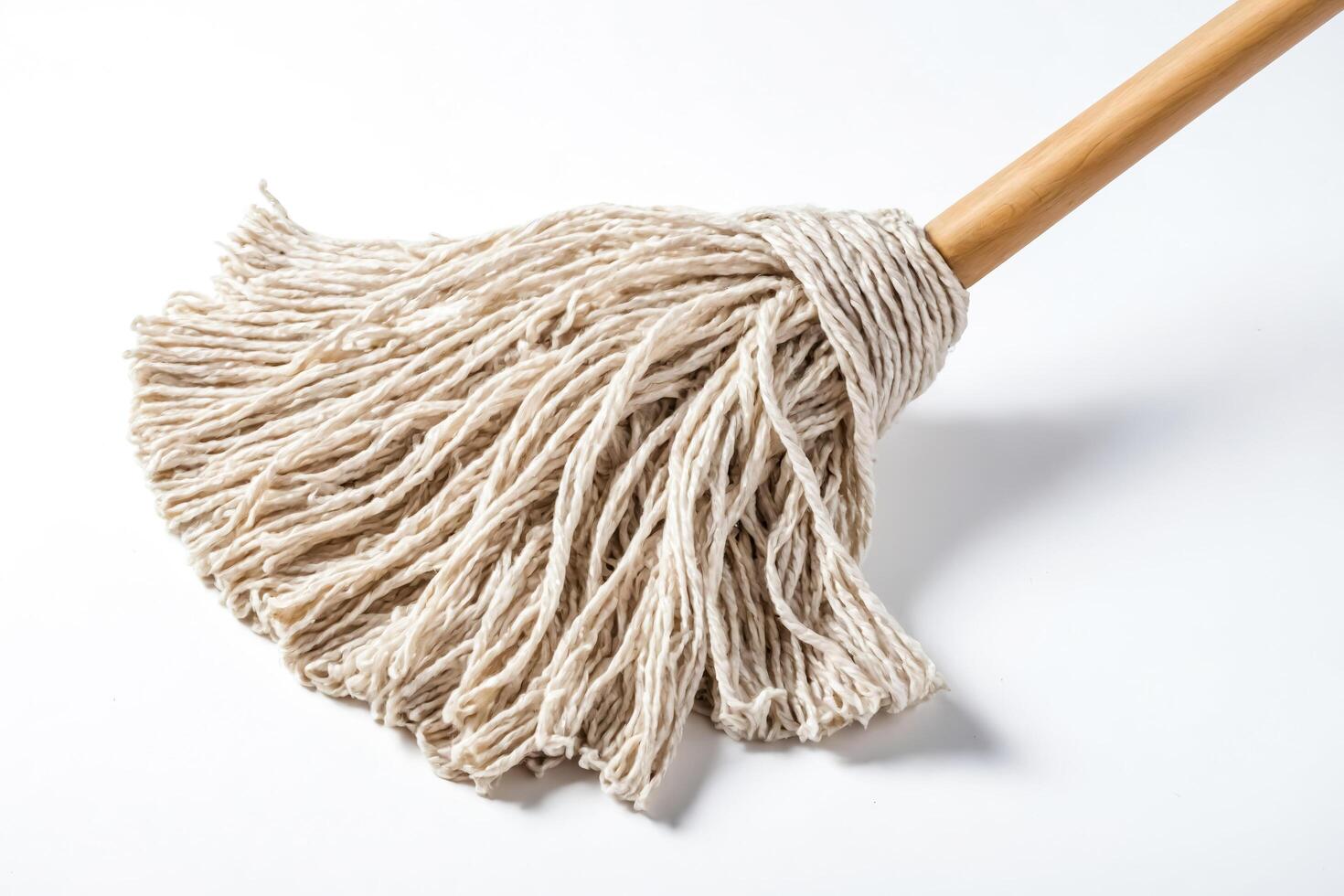 Close Up of a Cotton Mop Head photo