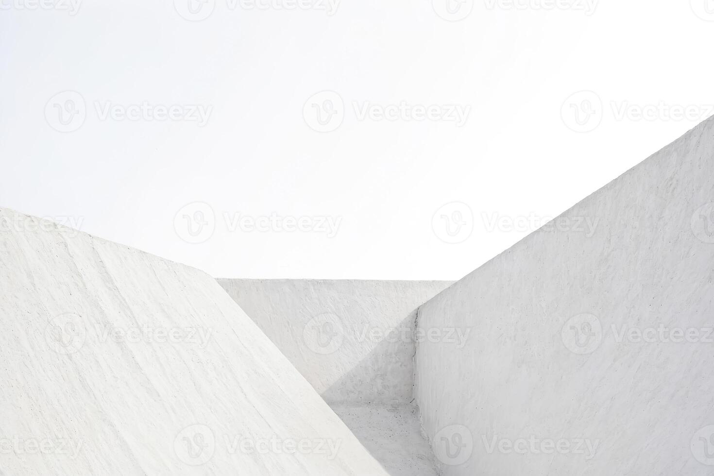Abstract White Architectural Structure photo
