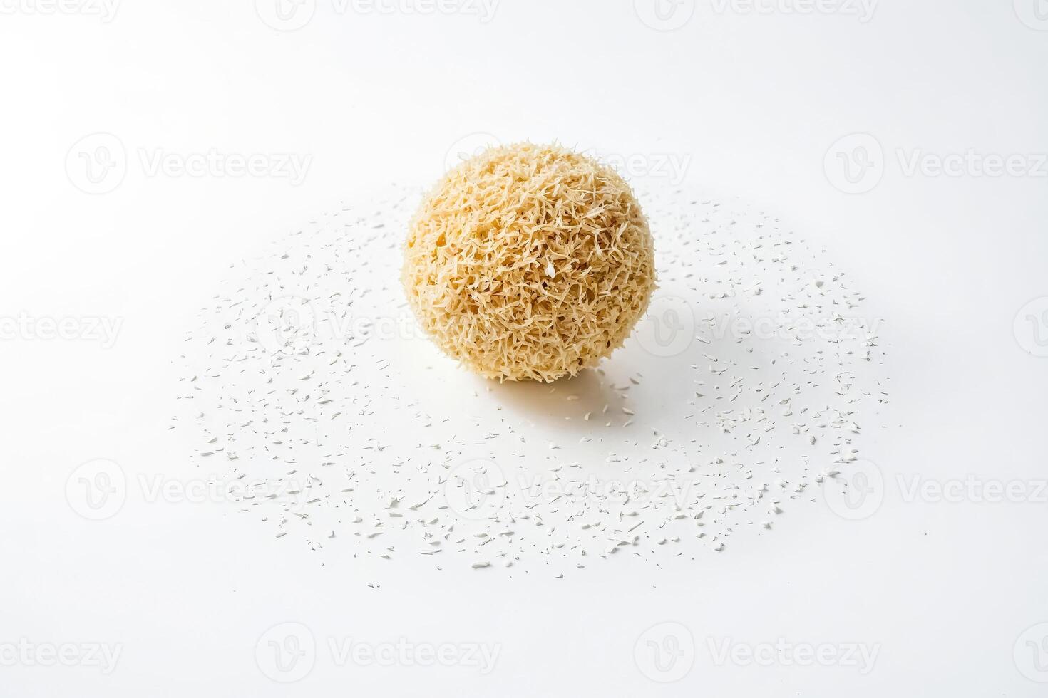 Coconut Ball with Scattered Flakes photo