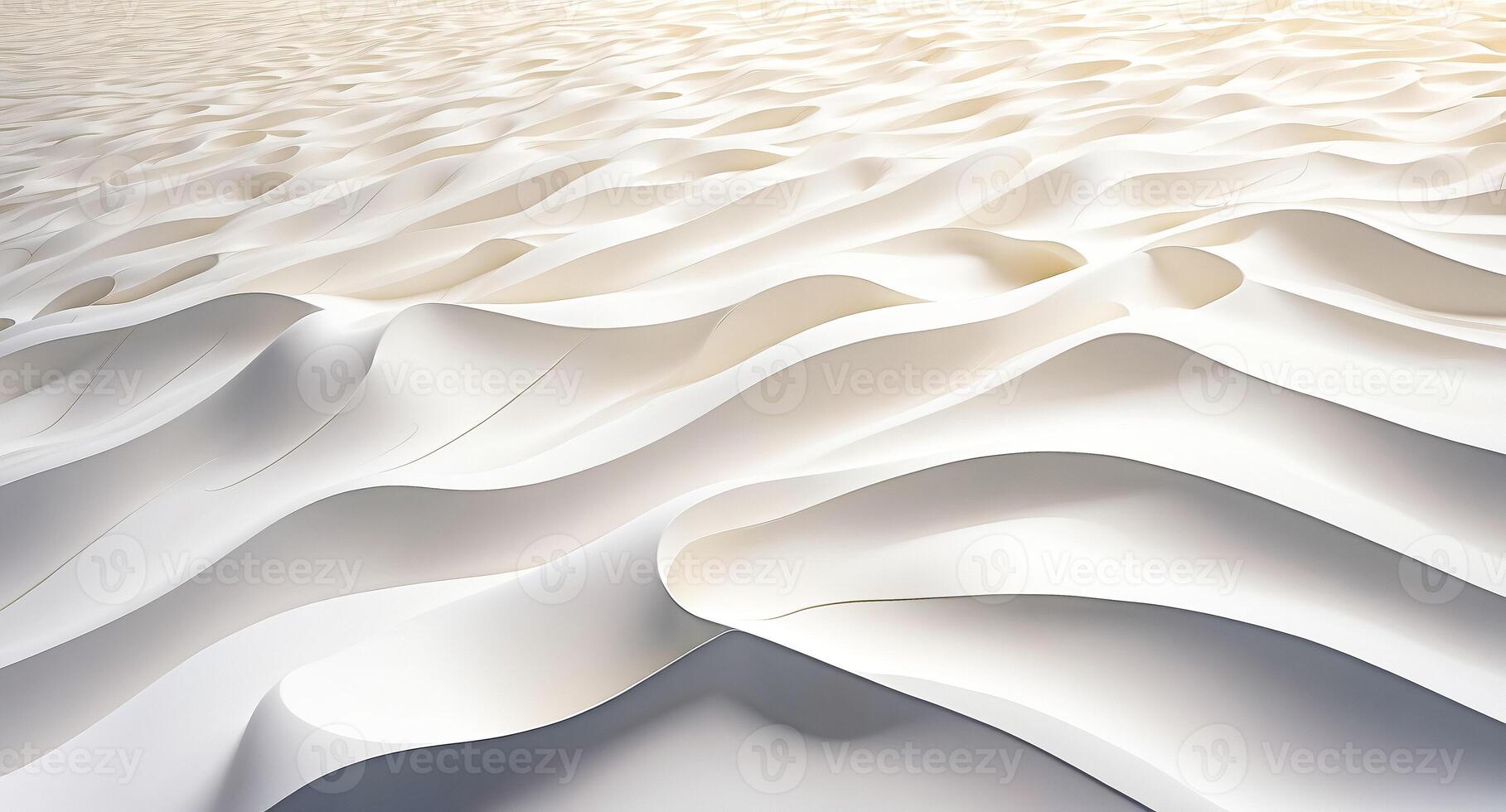 Abstract White Wave Pattern photo