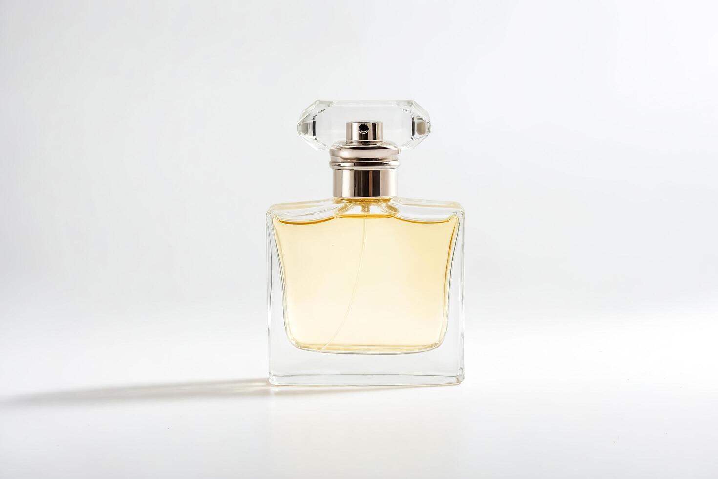 Perfume Bottle on White Background photo
