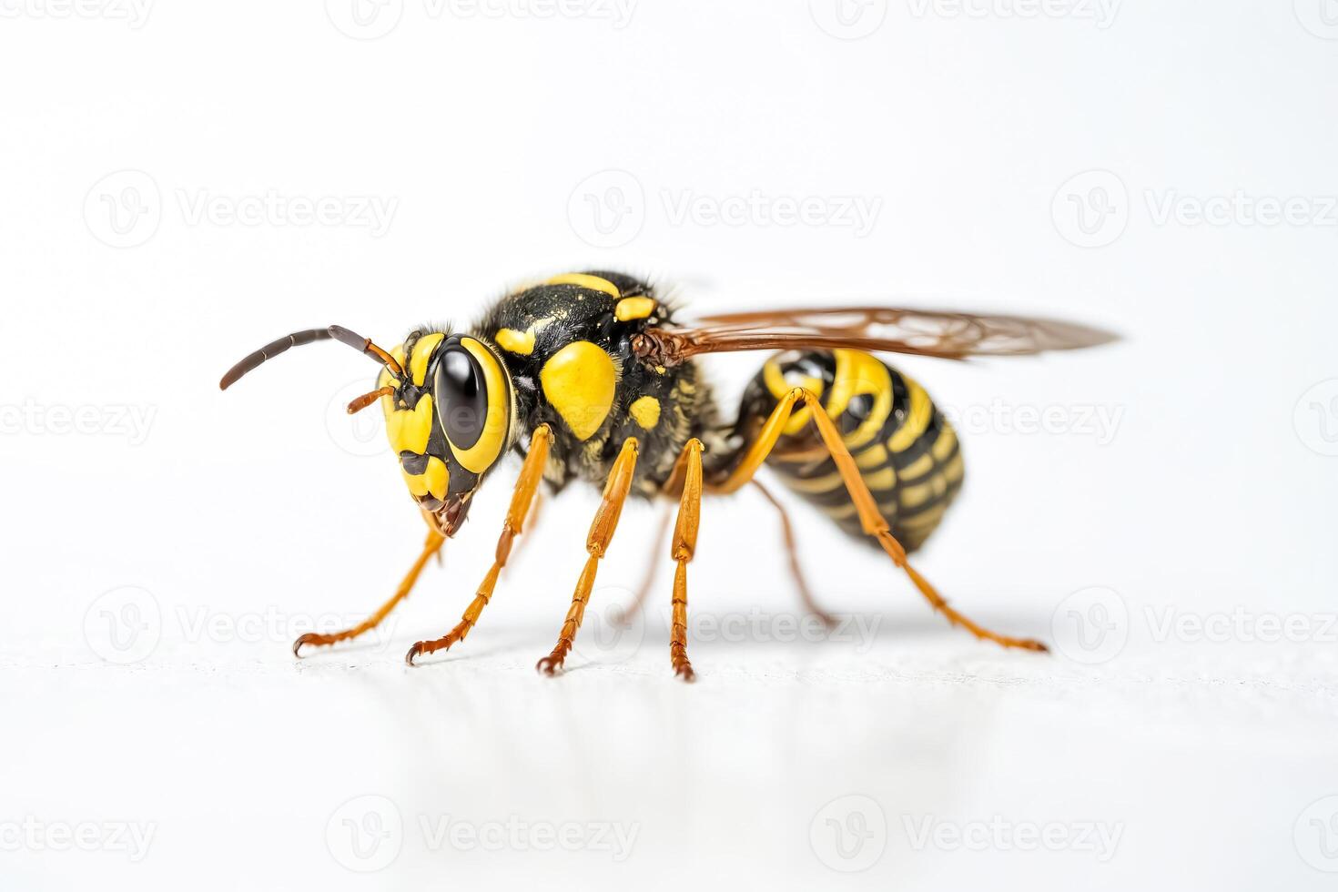 Yellow Jacket Wasp Close Up photo