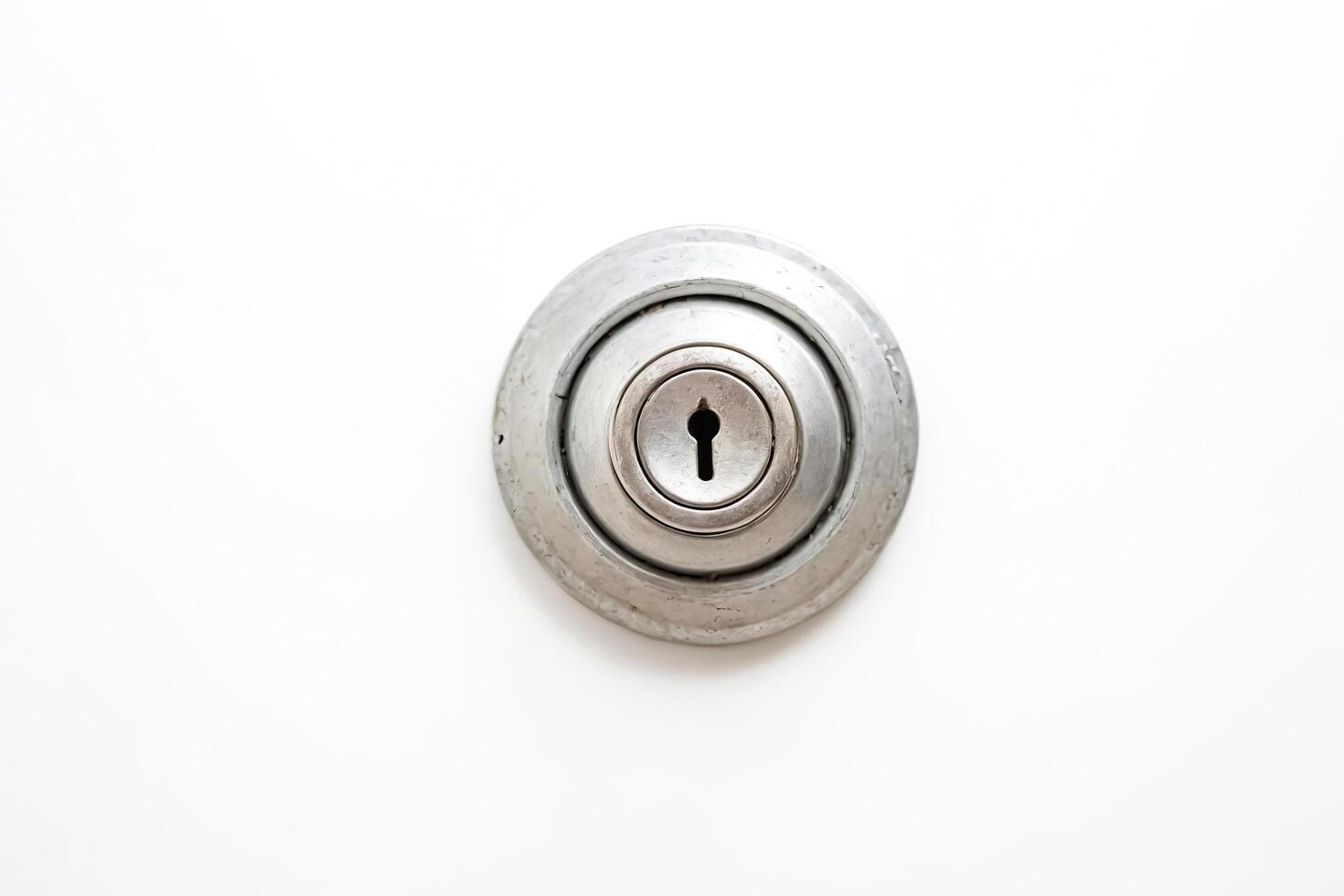 Metal Door Knob with Keyhole photo