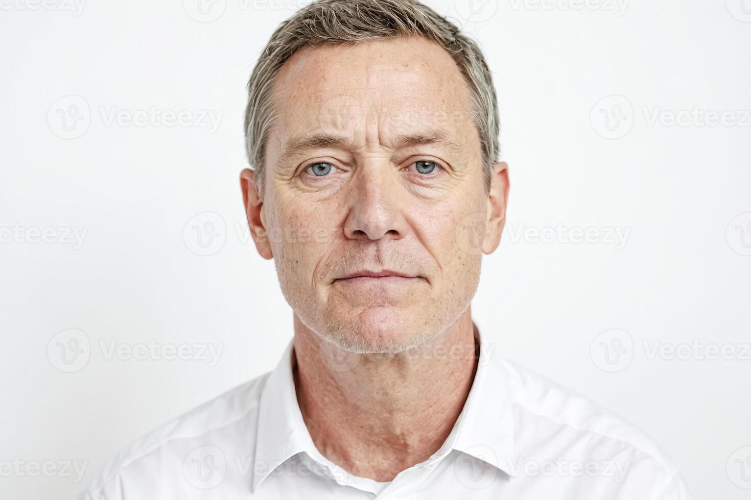 Portrait of a serious middle-aged man photo
