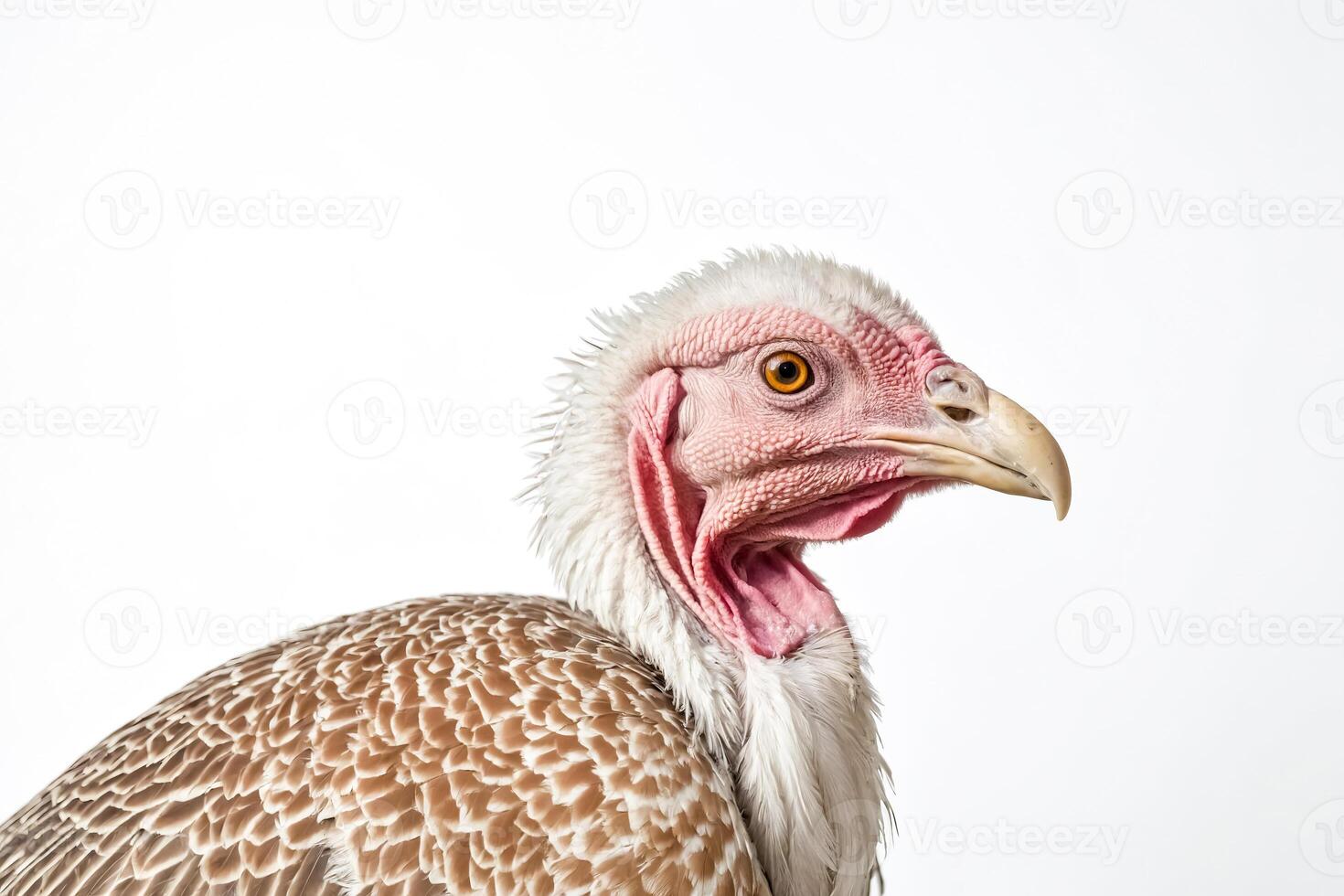 Close-up of a Red-headed Vulture's Head photo
