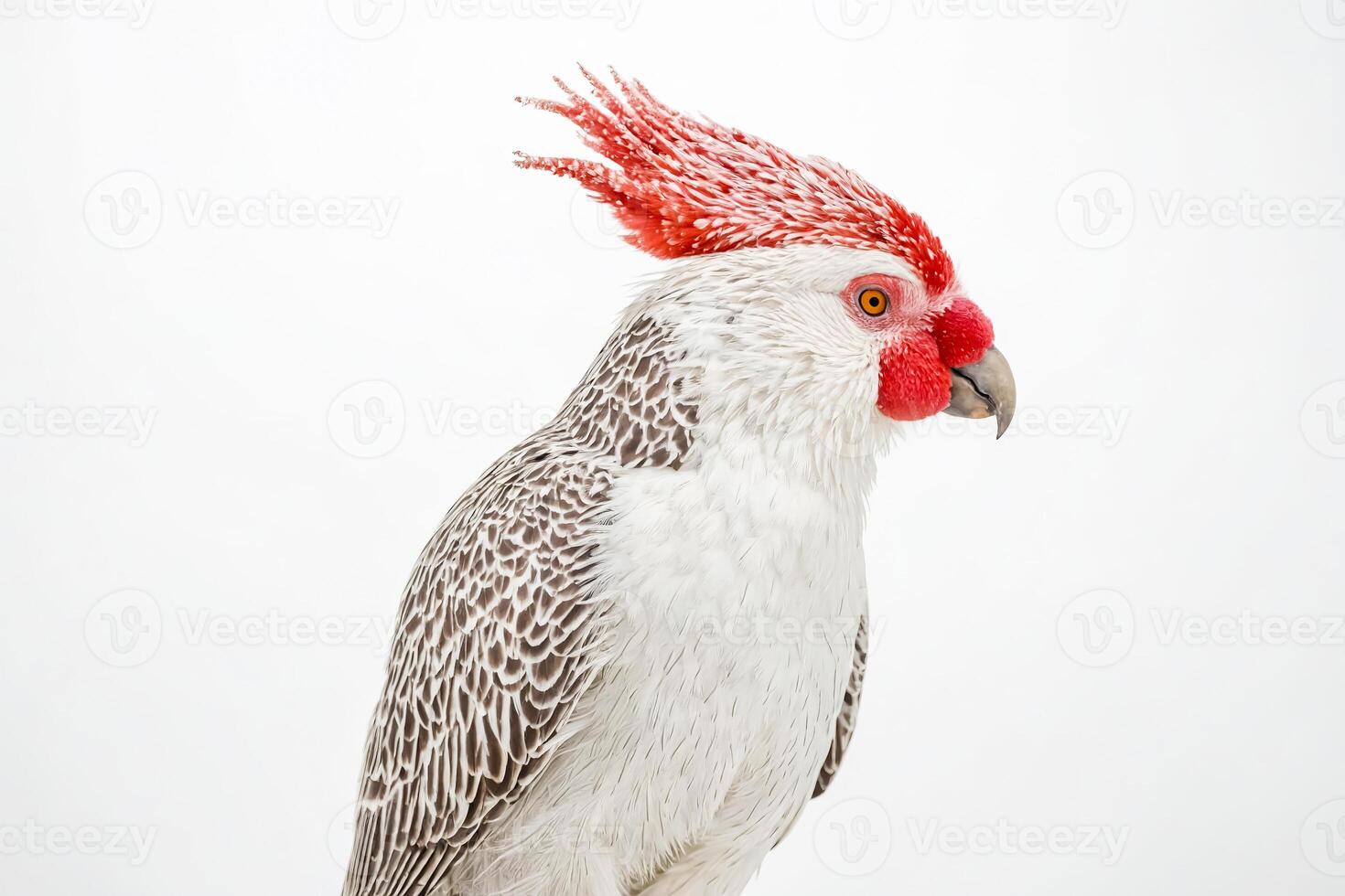 Portrait of a Palm Cockatoo with a Red Crest photo