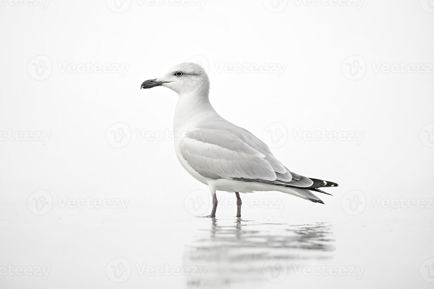 Seagull Standing in Water photo