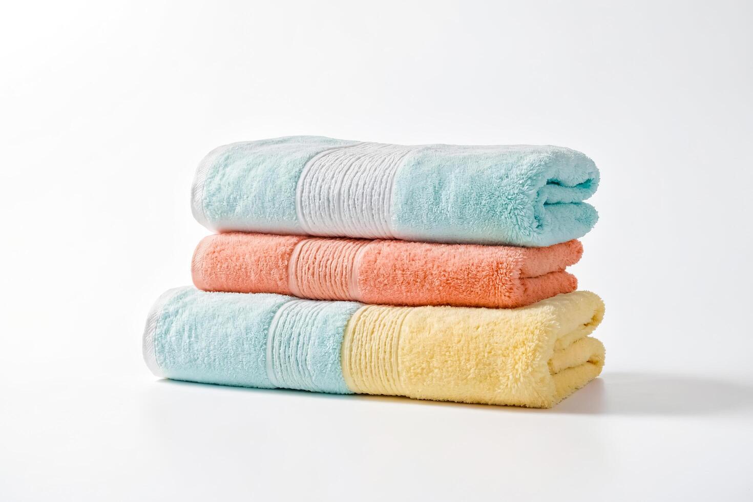 Stack of Soft Towels photo