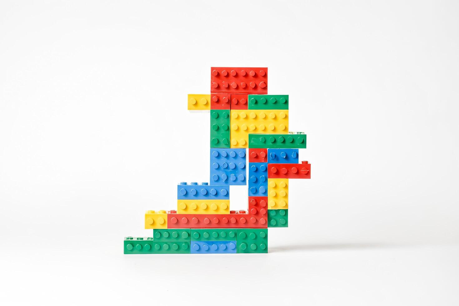 Colorful building blocks photo