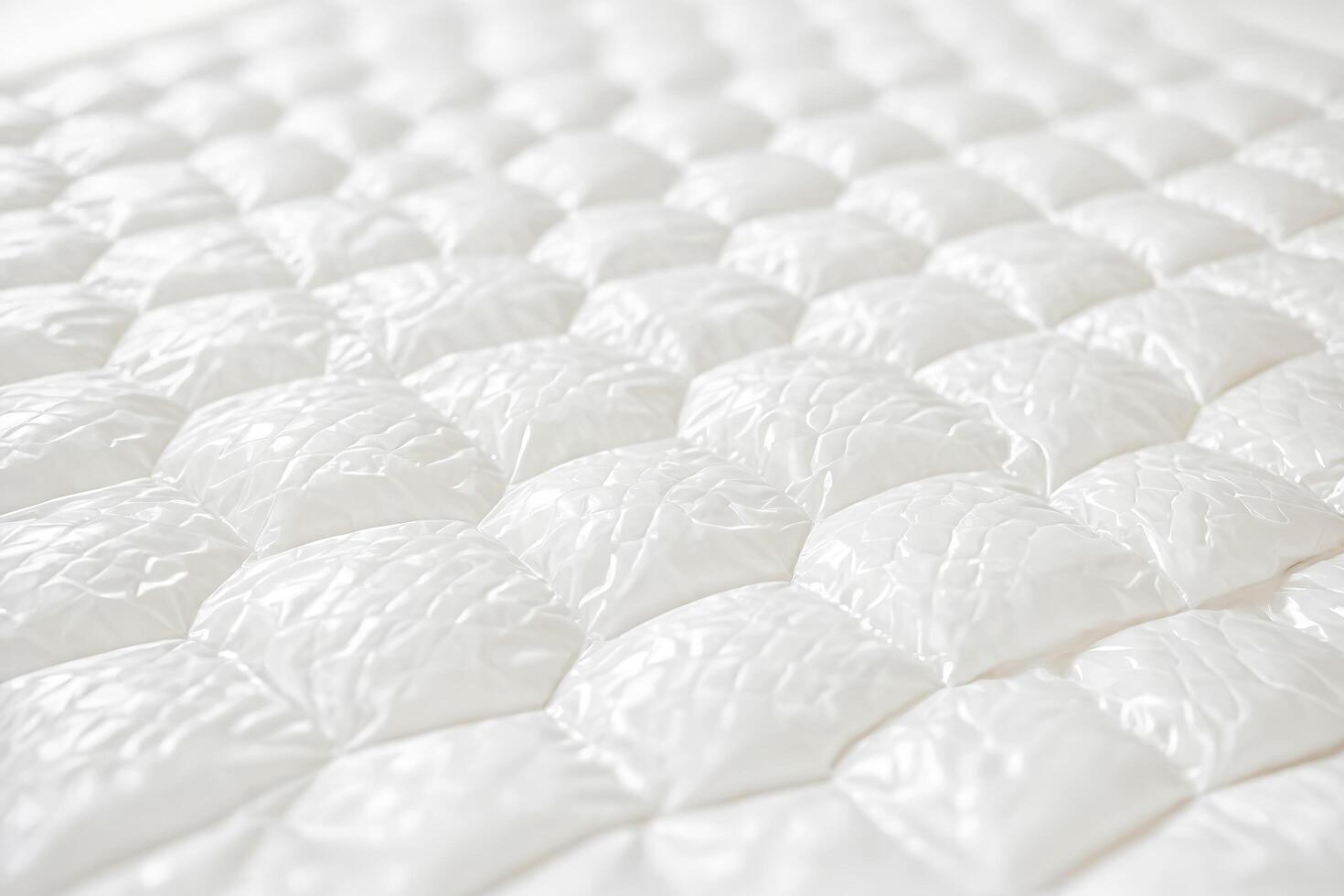 White Quilted Fabric Texture photo