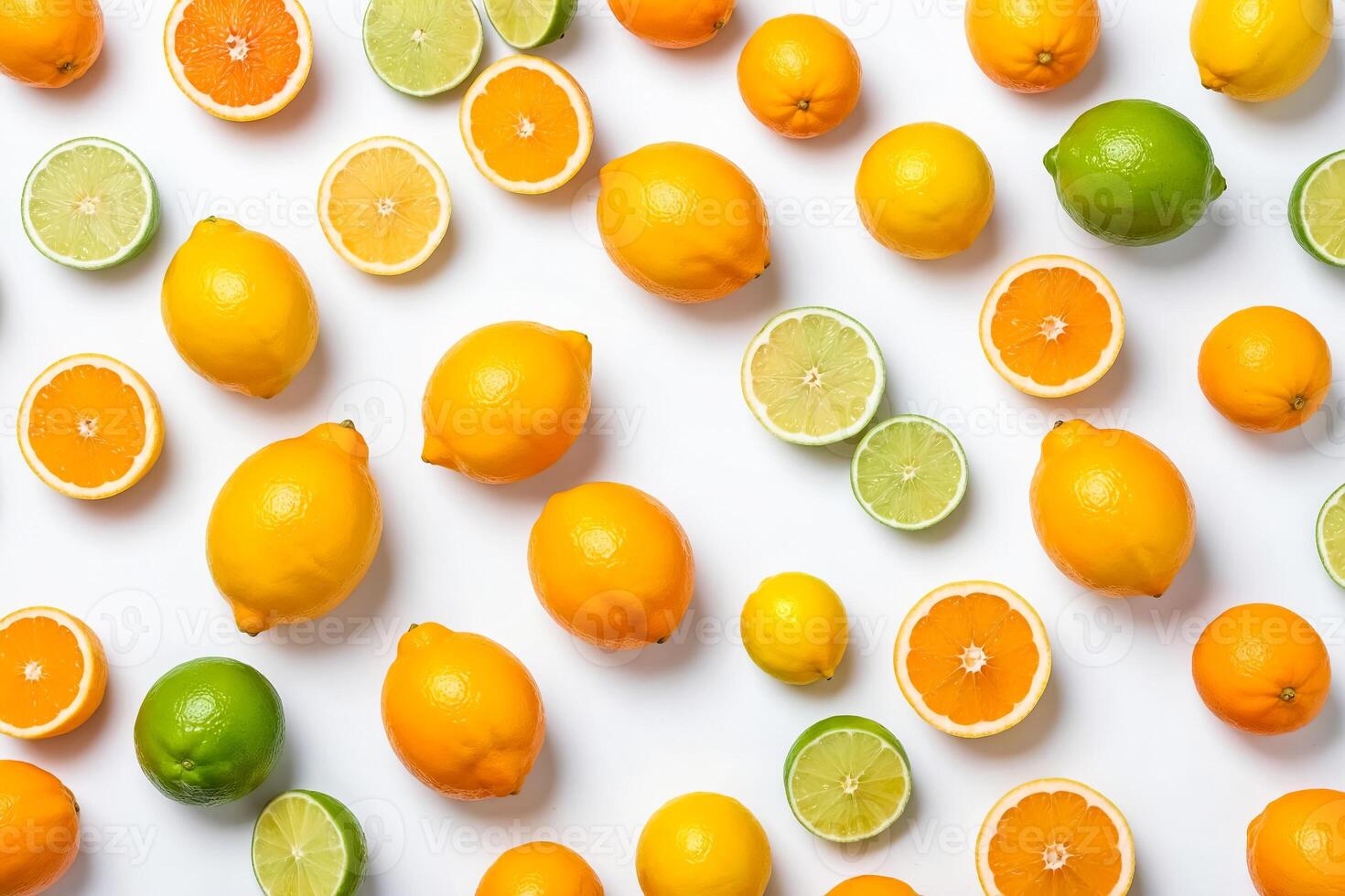 Fresh Citrus Fruits Background photo