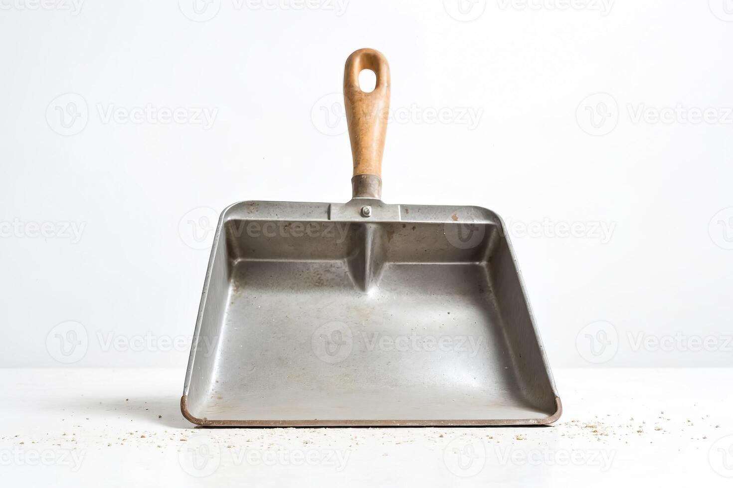 Old Dustpan on a White Background photo